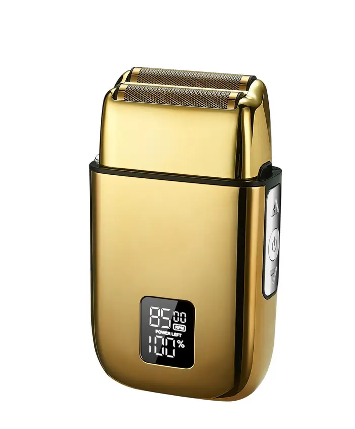 HATTEKER Rasoio per testa calva Rasoio a lamina Barbiere Clipper Rasoio elettrico senza fili da 0 mm Rasoio elettrico ricaricabile LK2015G