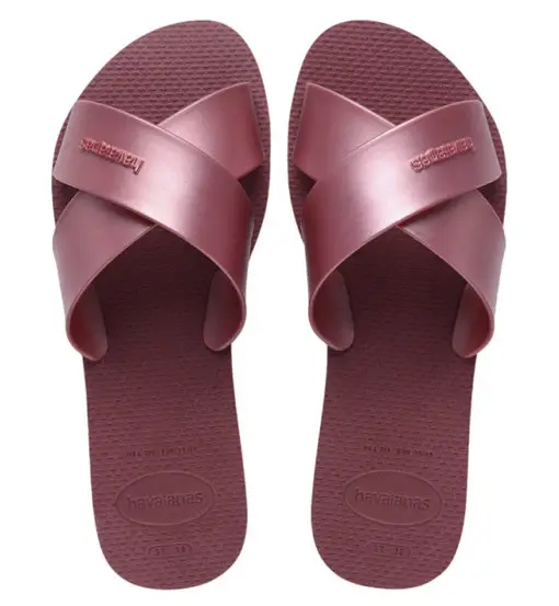 Havaianas Aqua Metallic - ciabatte - donna Bordeaux