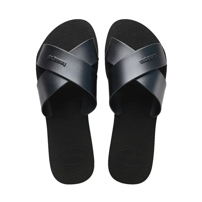 Aqua Metallic Nero - Infradito Mare Donna BRASIL - EUR