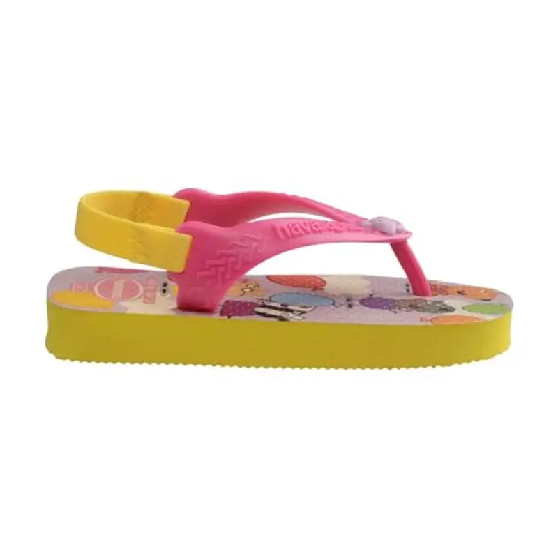 Havaianas Baby Peppa Pig, Sandali Unisex Bimbi, Citrus Yellow, 19 EU