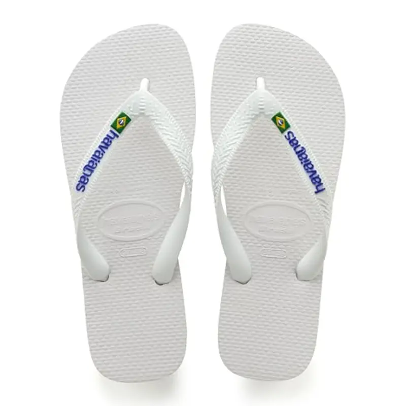 Havaianas Brasil Logo, Infradito Iconiche, Comode E Resistenti, Strisce con la Bandiera Del Brasile E Suola