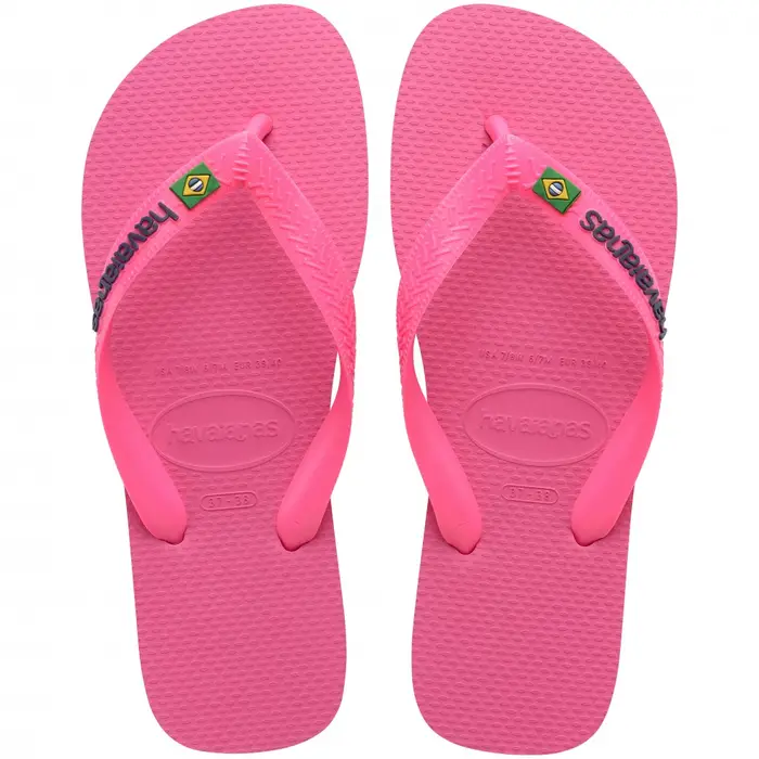 Brasil Logo Neon Fucsia - Infradito Mare Donna BRASIL - EUR Fuxia