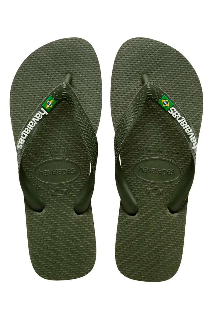 HAVAIANAS Ciabatte Infradito Brasil Logo Verdi [VERDE]