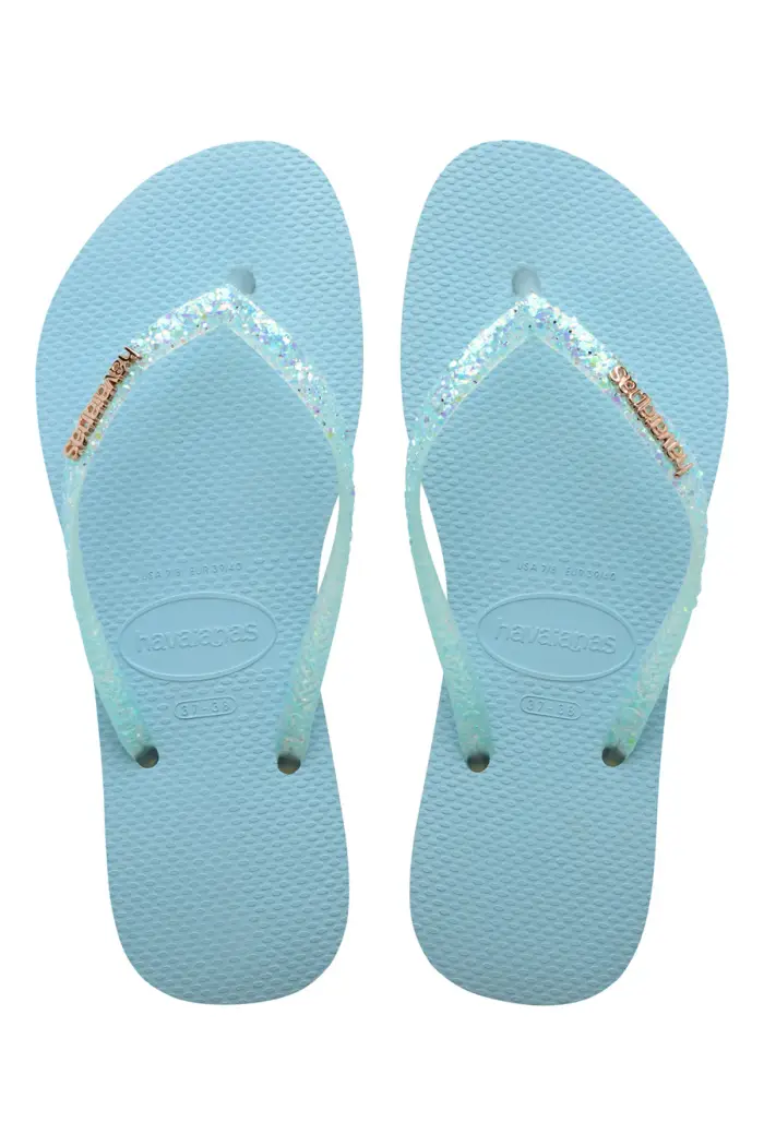 Ciabatte Infradito Havaianas Slim Flourish Azzurre [BLUE]