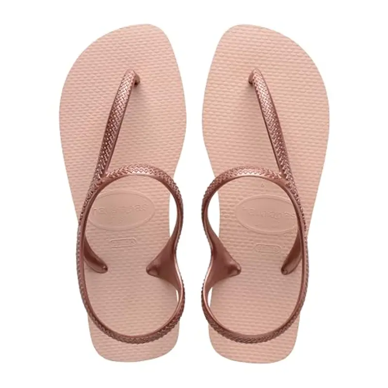 Havaianas Flash Urban, Sandali Comodi, Eleganti E Versatili, Chiusura Alla Caviglia, Cinturini Incrociati Metallizzati, Donna