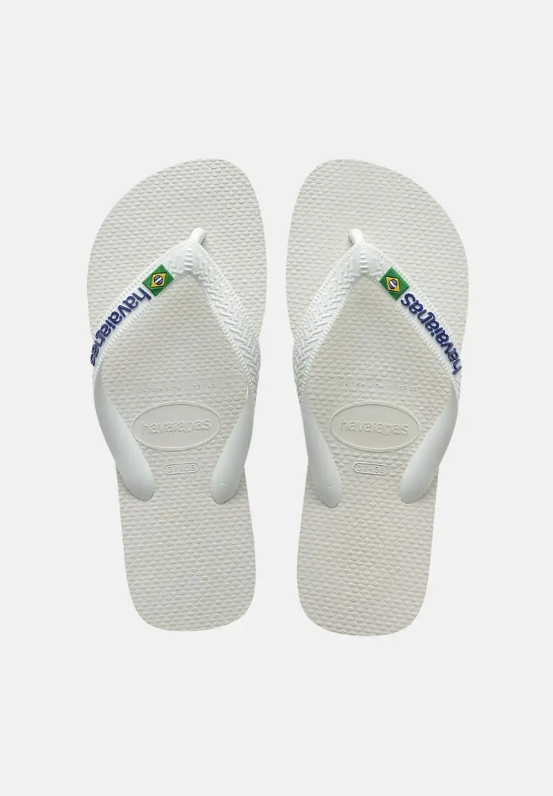 Havaianas Infradito Brasil bianco per uomo e donna