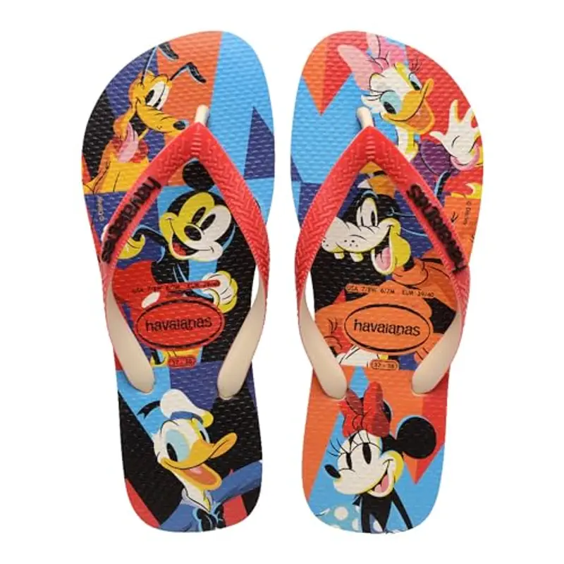 Havaianas Infradito Disney Eleganti, Comode, Leggere E Resistenti, Disegni Disney E Pixar, Cinturini Larghi, Unisex