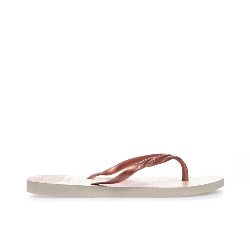 HAVAIANAS Infradito donna rosa da mare con sottopiede stampa glitter