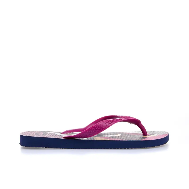 HAVAIANAS Infradito donna viola da mare con stampa tucani