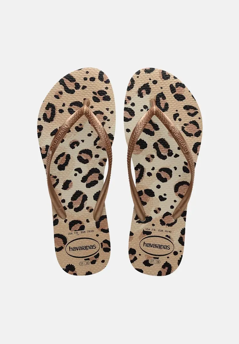 Havaianas Infradito Slim Animals beige da donna