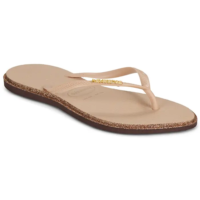 Havaianas Infradito SLIM POINT GLITTER Beige