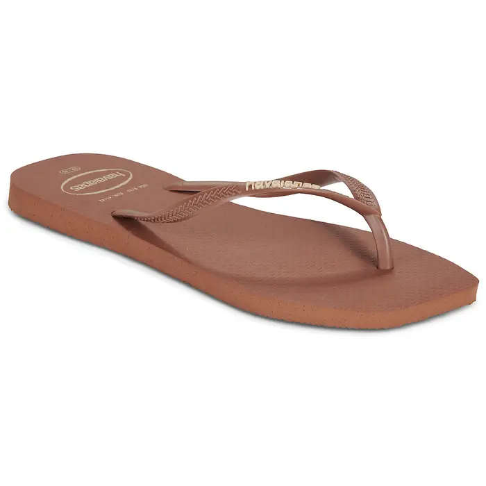 Havaianas Infradito SQUARE LOGO POP UP Marrone