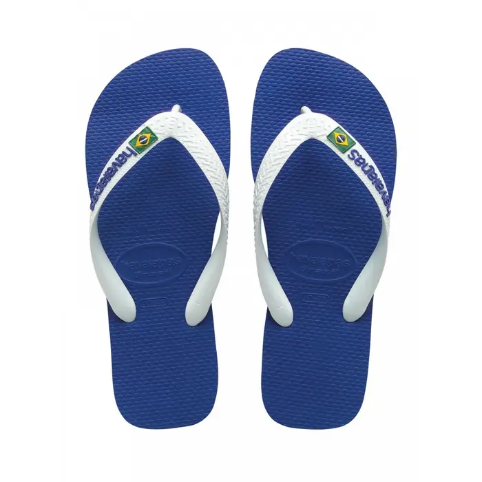 Havaianas Infradito Mare Brasil Logo Blu Royal Unisex BRASIL - EUR