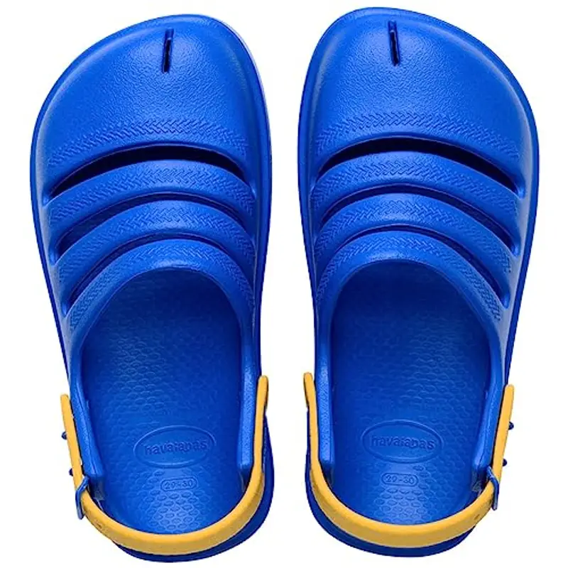 Havaianas Kids Clog, Sandali Unisex - Bambini e ragazzi, Stella Blu Oro Giallo, 33/34 EU