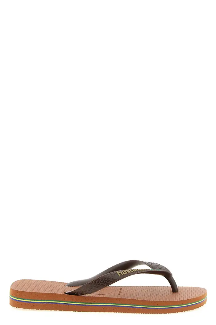 HAVAIANAS Sandalo Brasil Logo Marrone