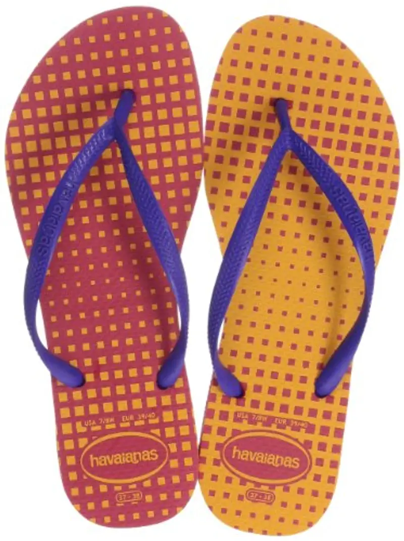 Havaianas Slim, Infradito Donna, Neon Pink, 39.5 EU