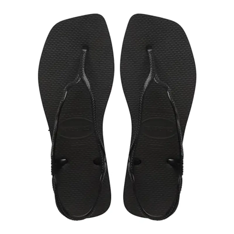 Havaianas Soleil, Sandali A T Da Donna Eleganti, Resistenti E Confortevoli, Chiusura Posteriore, Cinghie Ondulate E Suola Con Bordi