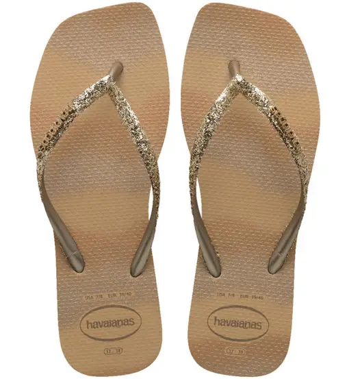 Havaianas Styleslim Square Glitter Party - infradito - donna Brown