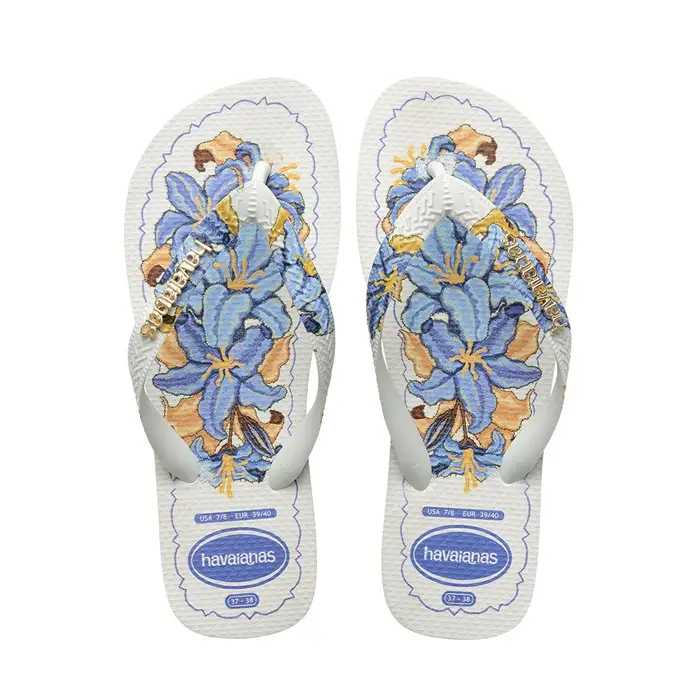 Tropical Vibes Bianco - Infradito Mare Donna BRASIL - EUR