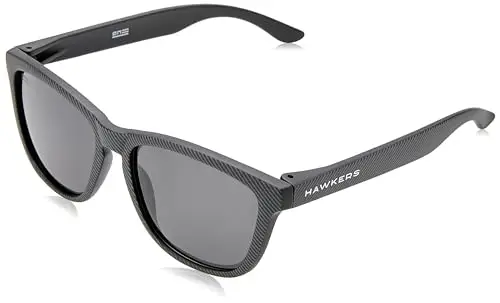 HAWKERS ONE CARBONO, Occhiali da sole Unisex - Adulto, Carbonio Scuro Polarizzato