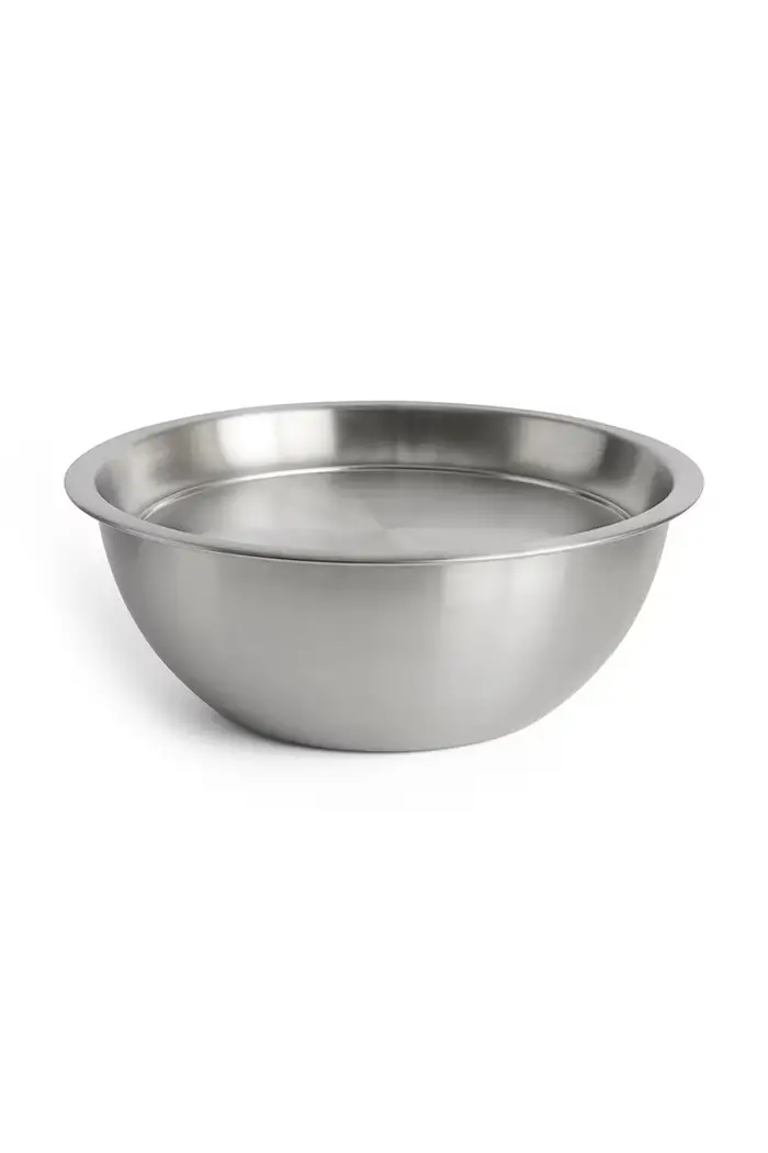 Hay ciotola grande da servire in acciaio inossidabile 7,3 x 19 x 19 cm Grigio