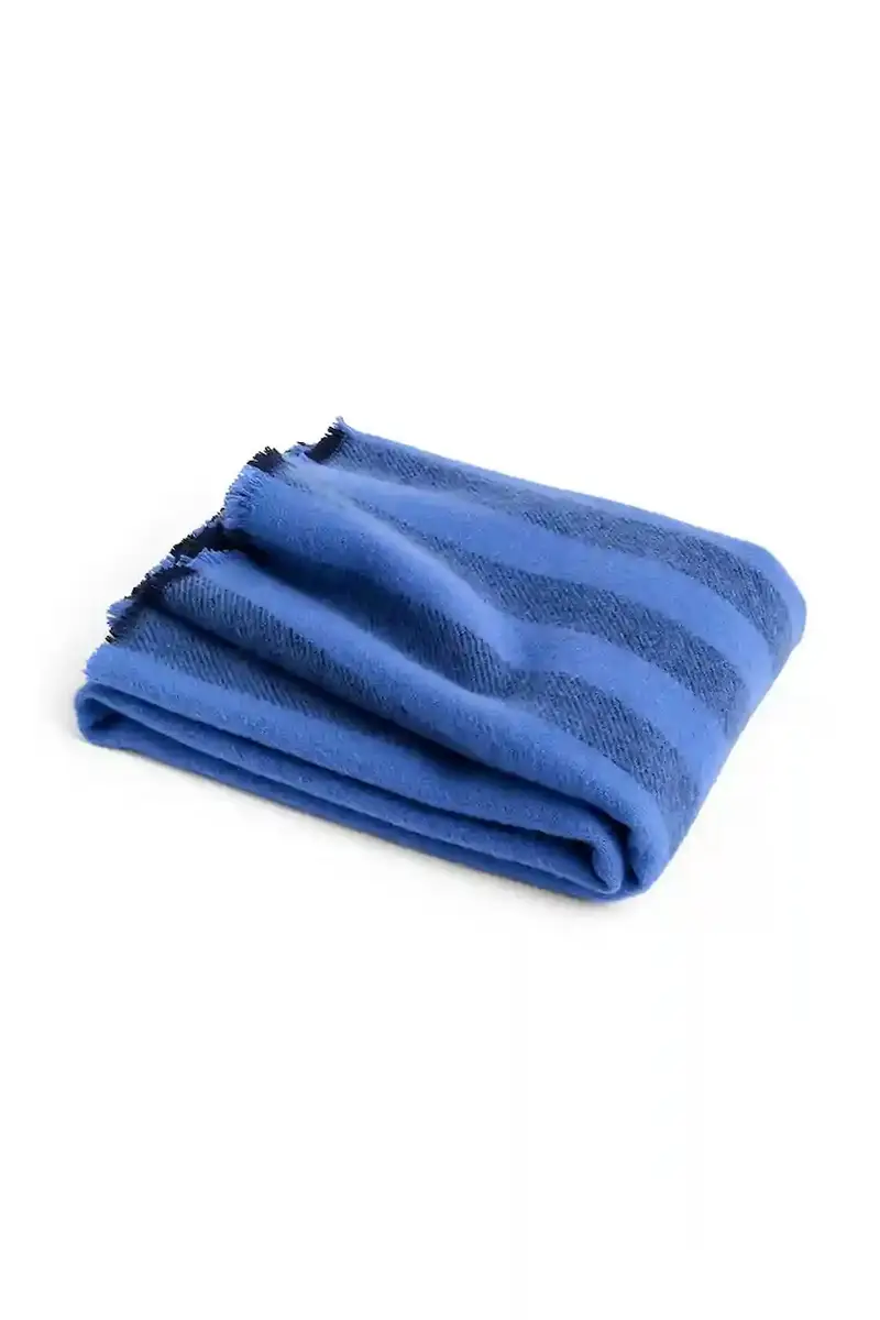 Hay coperta di lana Duo 130 x 180 cm colore blu