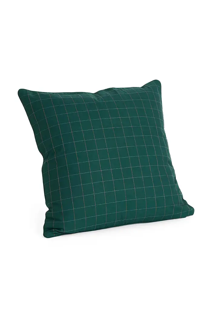 Hay cuscino decorativo con lino 60 x 60 cm Verde