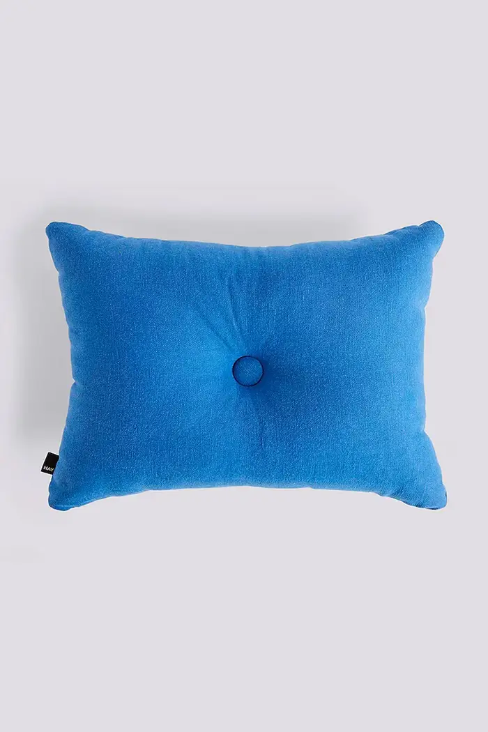 Hay cuscino decorativo in materiale tessile 45 x 60 cm Blu