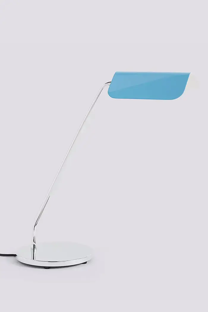 Hay lampada da tavola in acciaio 38 x 16 cm Blu