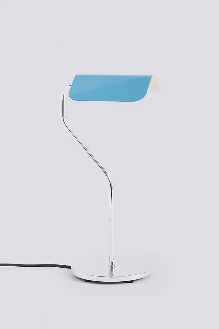 Hay lampada da tavola in acciaio 38 x 19 x 16 cm Blu