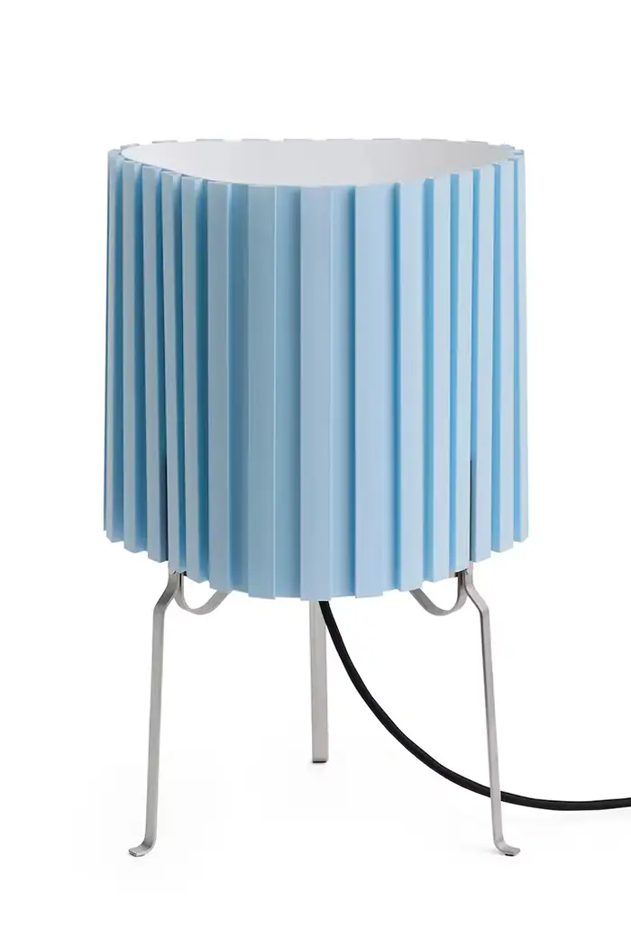 Hay lampada da tavola in plastica 37 x 24 cm Blu