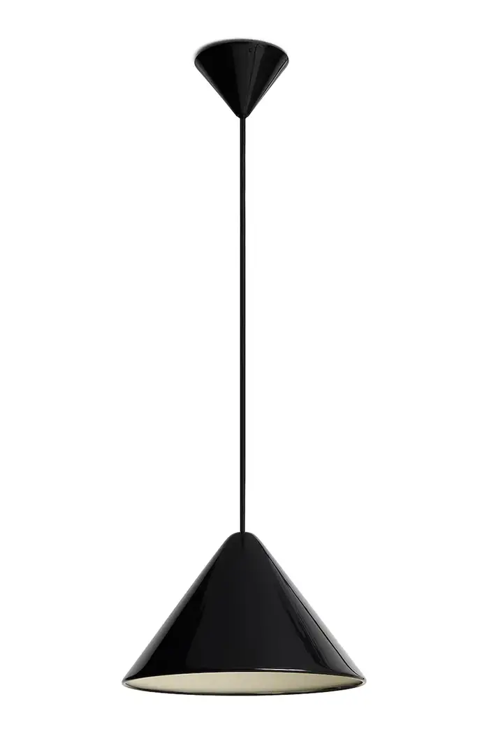 Hay lampada sospesa in metallo 16 x 26 cm Nero