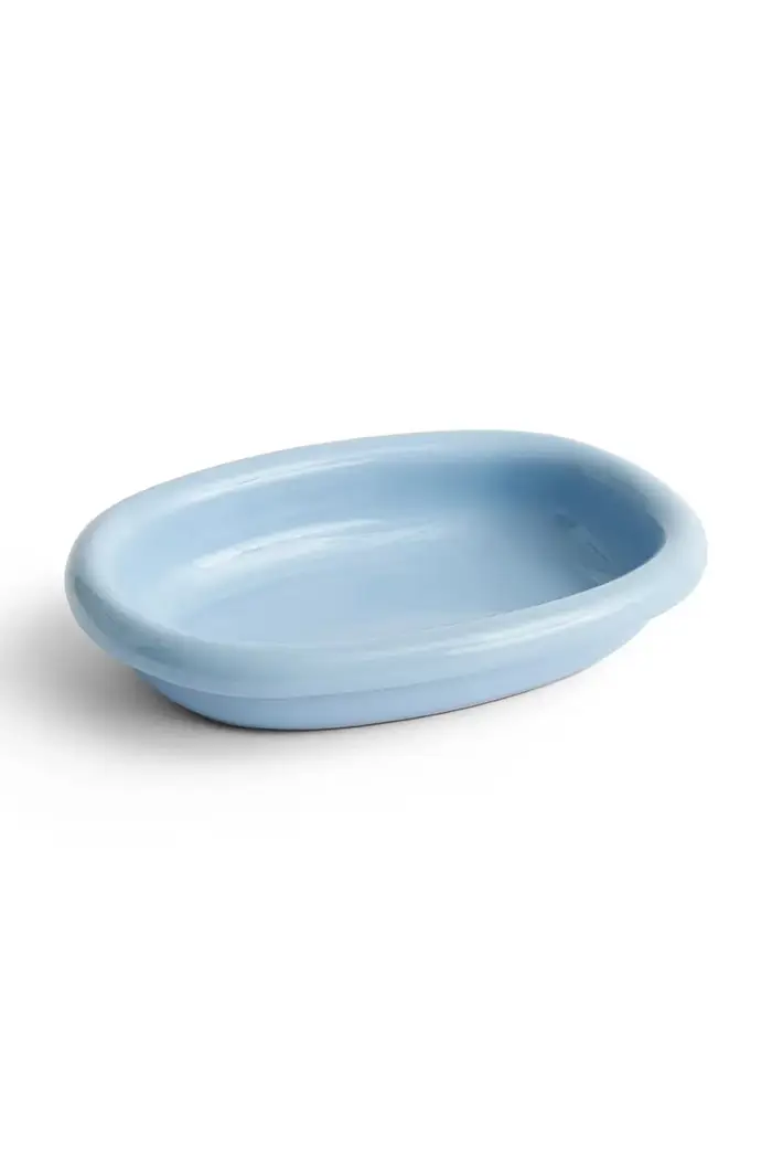 Hay piatto da portata da servire in terracotta 27,5 x 20 x 5 cm Blu
