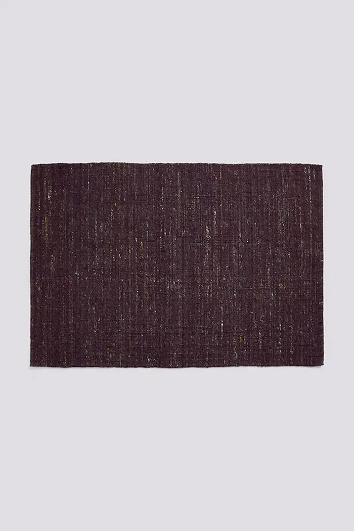 Hay tappeto moquette con lana 140 x 200 cm Marrone