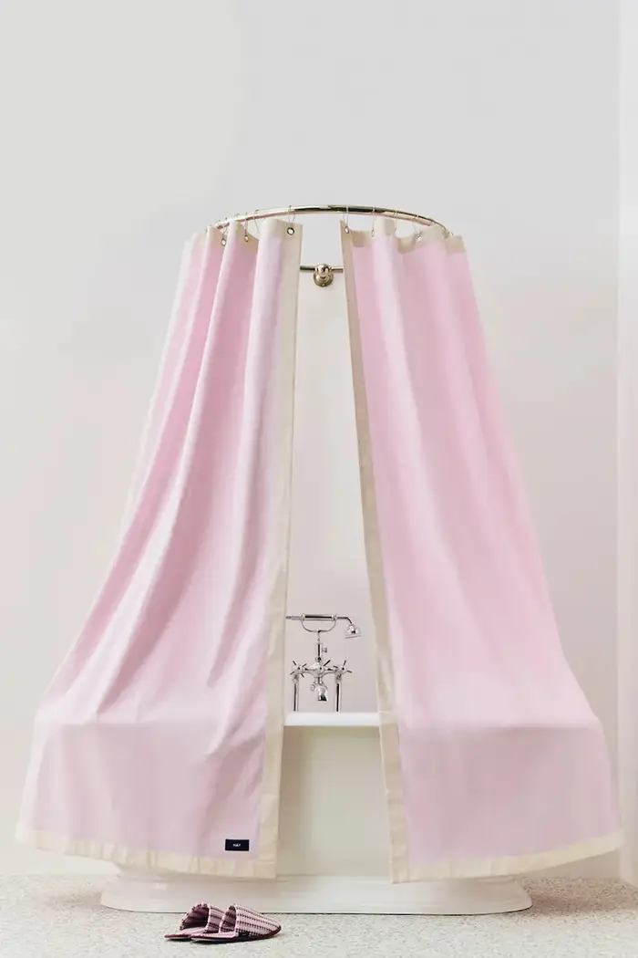 Hay tenda da doccia in cotone 180 x 200 cm Rosa