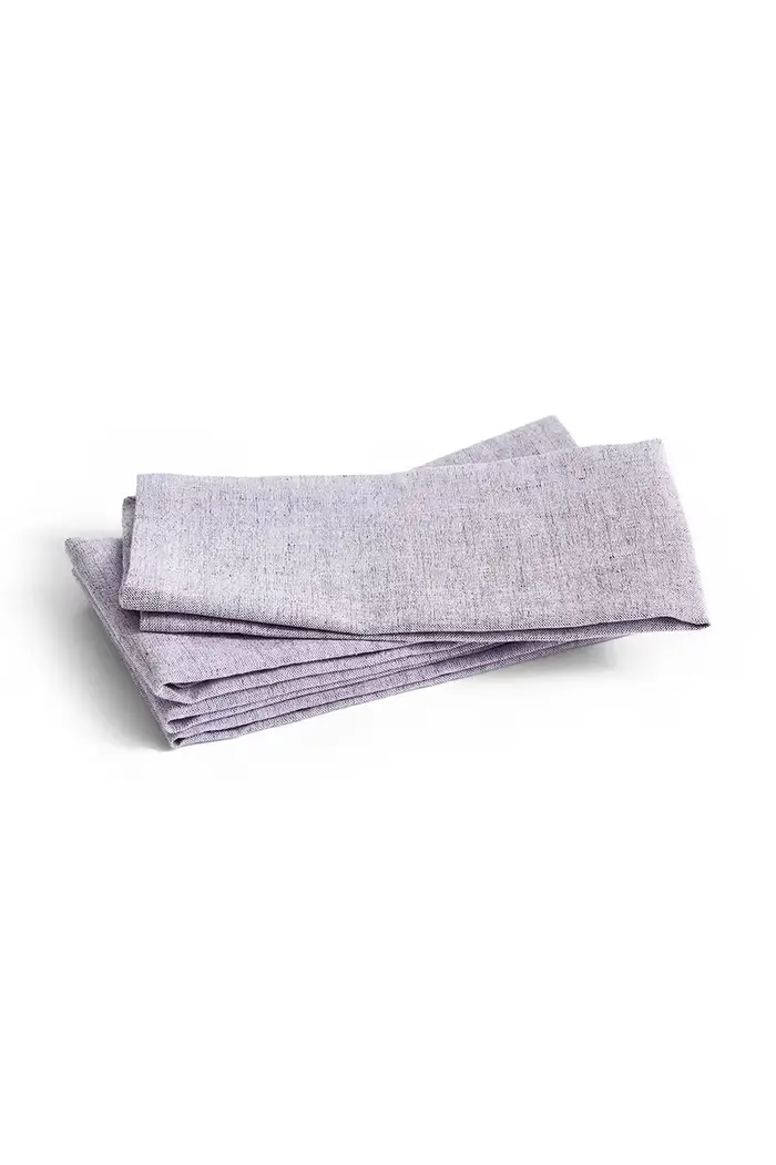 Hay tovaglioli con cotone 31 x 43 cm pacco da 4 Violetto