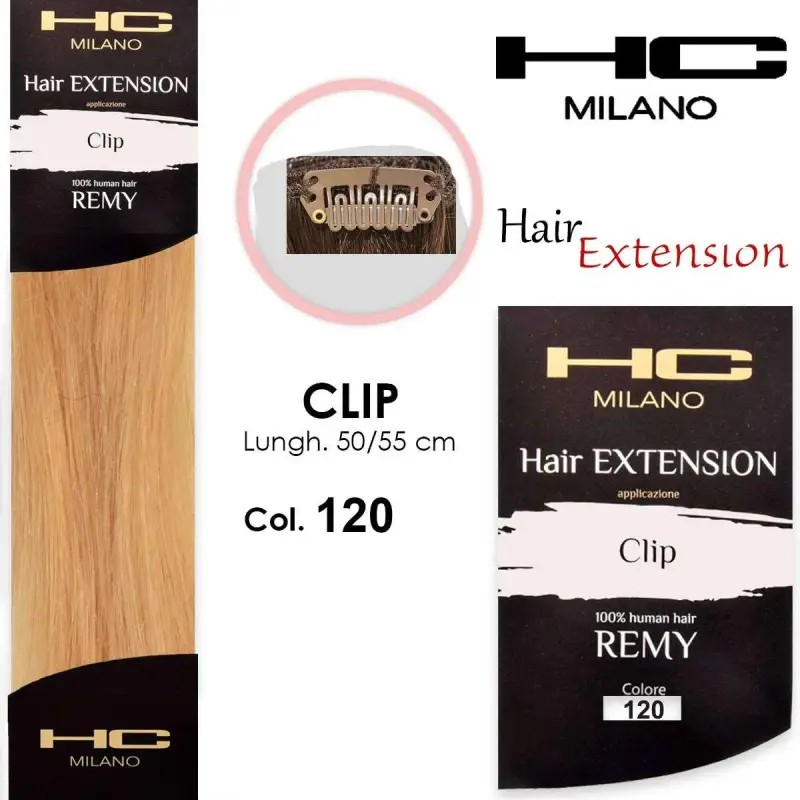 Hc milano extension 3 clip remy largh.14-16cm lungh.50cm col.120