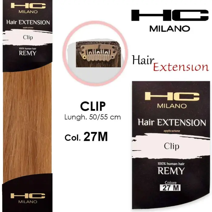 Hc milano extension 3 clip remy largh.14-16cm lungh.50cm col.27m