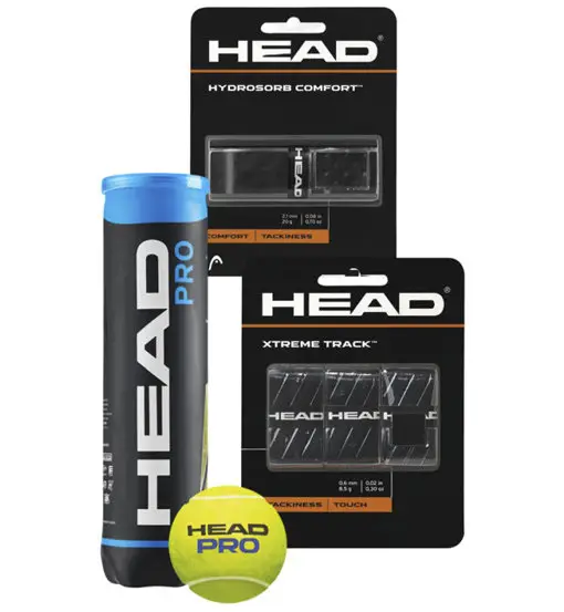 Head Hydrosorb Comfort + Xtreme Track + Pro 3B - accessori tennis Black
