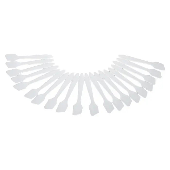 20 pezzi Mini Spatola Cosmetica Multiuso Trasparente Cucchiaino per Crema Viso per Applicare Creme per il Viso