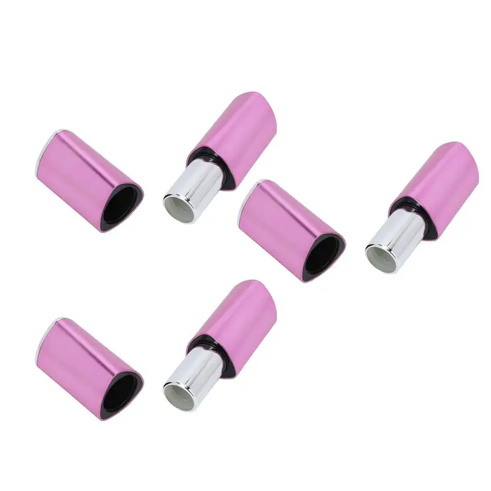 3 pezzi Tubetti di Rossetto Vuoti a Forma Trilaterale Contenitore per Balsamo Labbra Fai da Te Strumento per Trucco e Cosmetici
