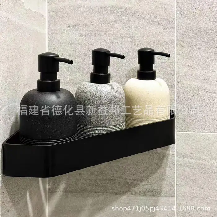 Vendita diretta in fabbrica di nuovi set da bagno in ghiaia, forniture per il bagno dell hotel, flacone di lozione disinfettante per le mani