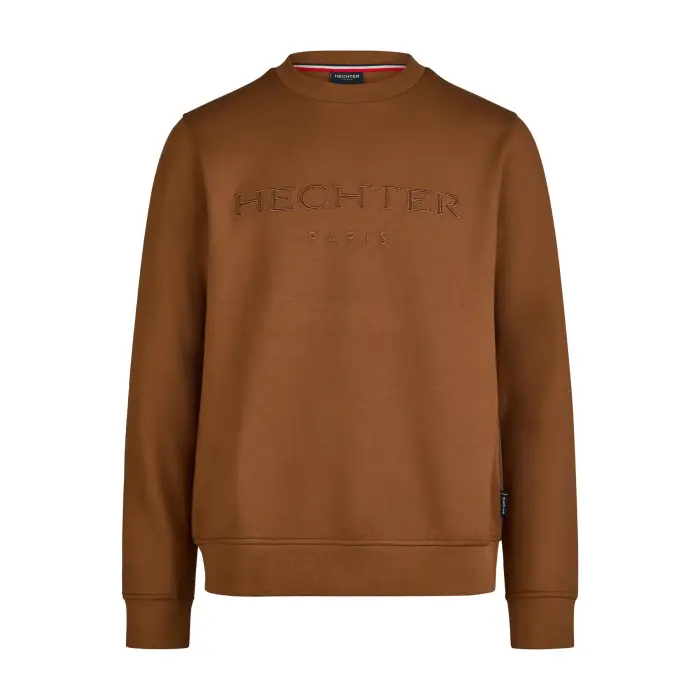 Hechter Felpa in morbido modal mélange Marron