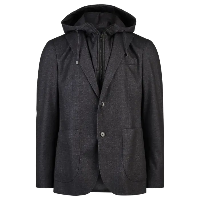 Hechter Giacca con cappuccio Gris