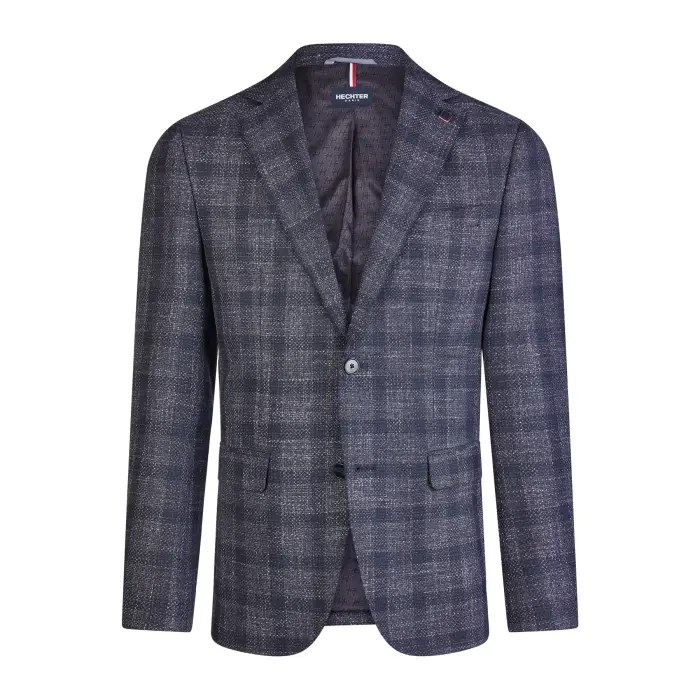 Hechter Giacca in tessuto a quadri Modern Fit Bleu