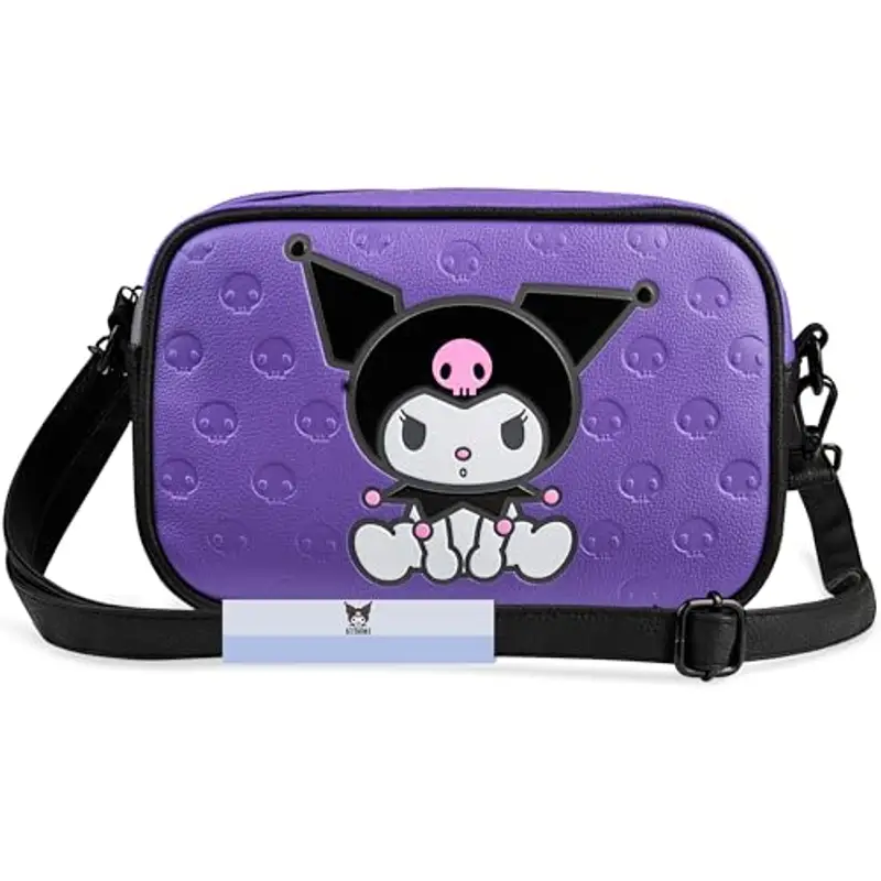 Hello Kitty Sanrio Kuromi Borsa Tracolla Bambina Adolescenti, Borsetta Tracolla Moda, Shopping Viaggi, Anime Regalo
