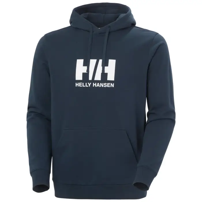 Felpa con cappuccio e logo Helly Hansen Bleu