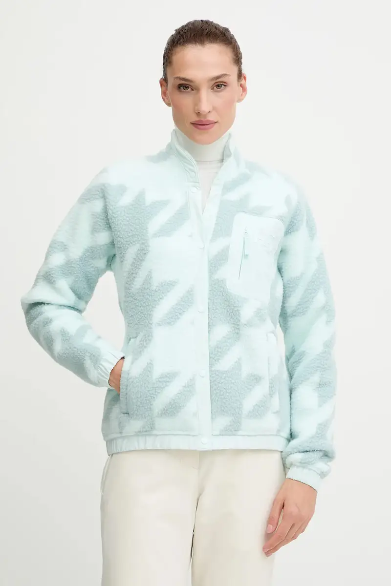 Helly Hansen felpa in pile IMPERIAL donna colore turchese 63373