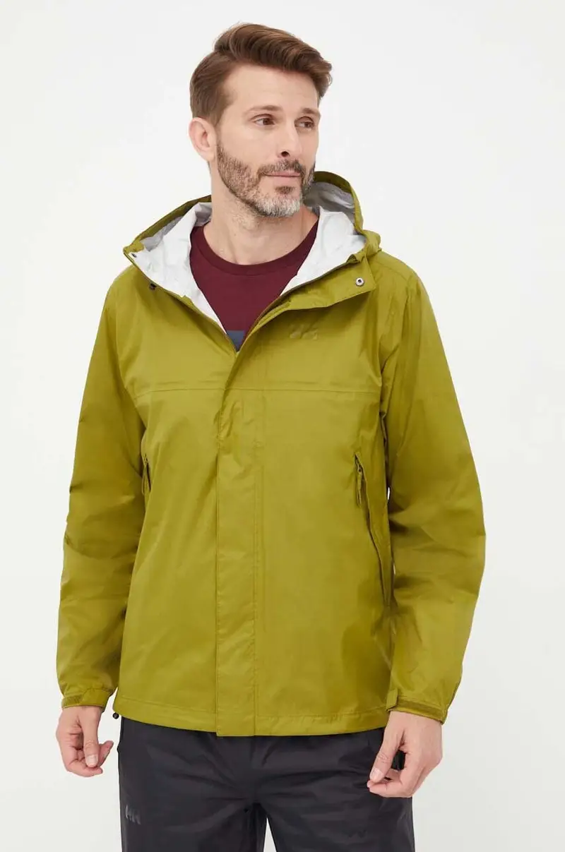 Helly Hansen giacca impermeabile Loke uomo Verde