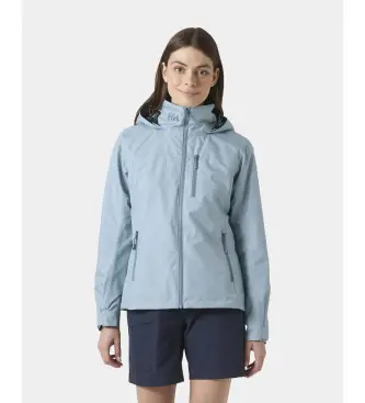 Helly Hansen per donna 34448 Giacca con cappuccio Crew 2 0 Blu, Sportivo, Multisport, Poliamide